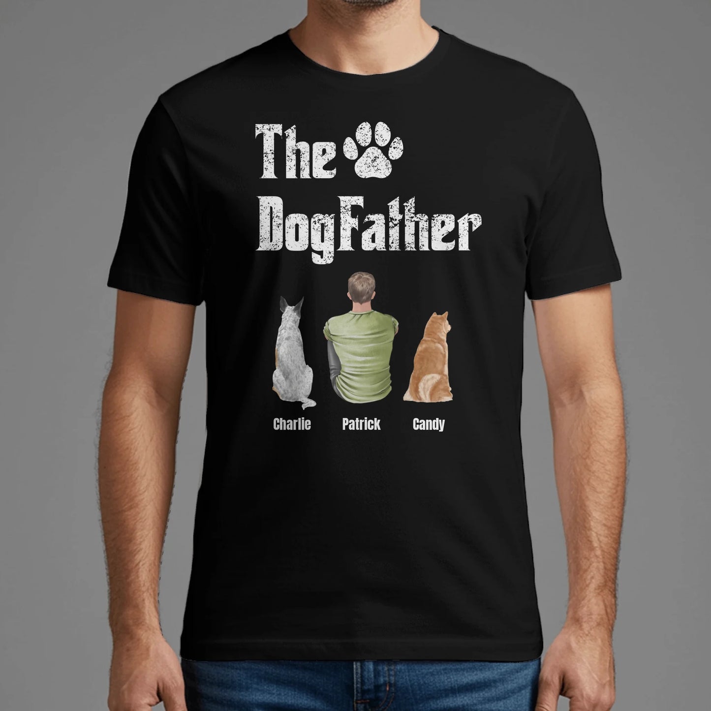 Personalised T-Shirt With Dog or Cat - The Petfather