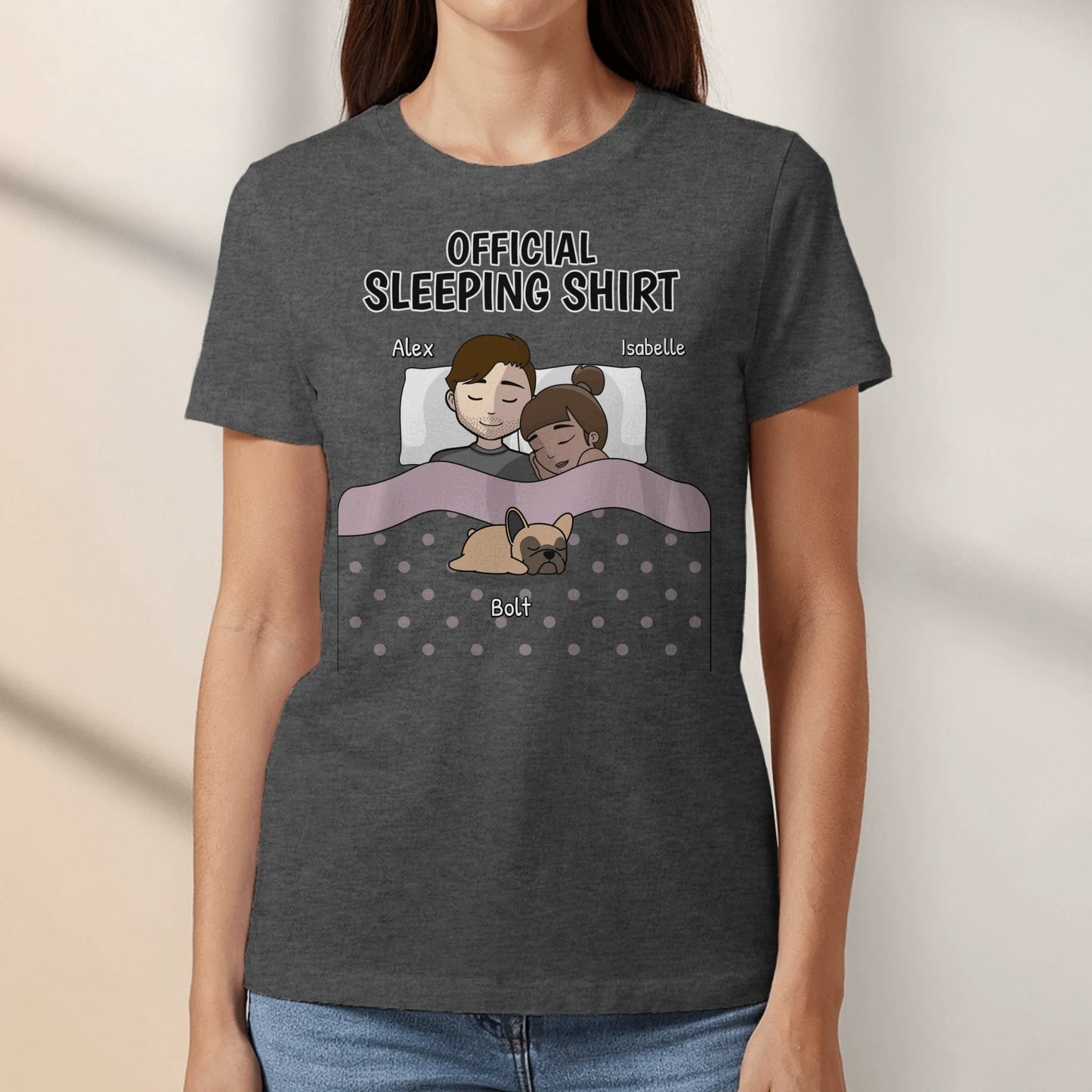 Personalised T-Shirt With Dog or Cat - Cuddle Time With Pets