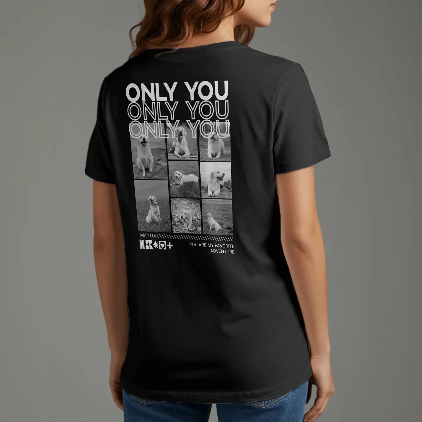 Personalised T-Shirt With Dog or Cat - Only You