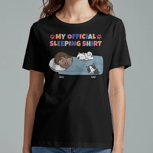 Personalised T-Shirt With Dog or Cat - My Pyjama Shirt