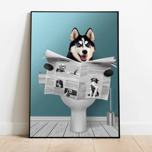 Personalised Poster With Dog or Cat - Important Meeting