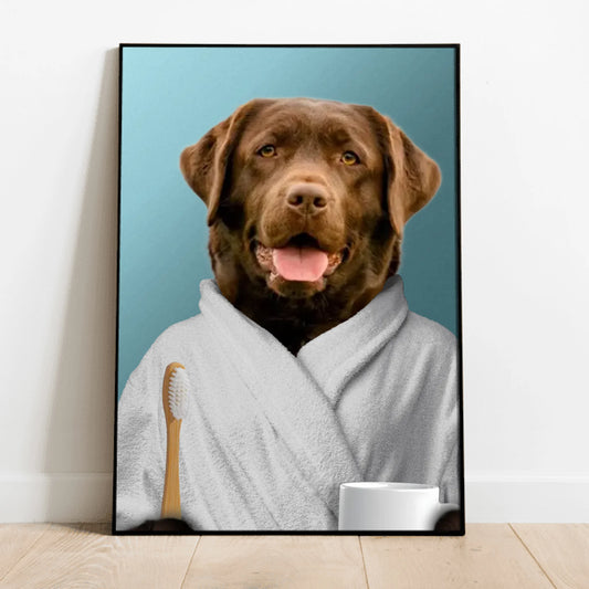 Personalised Poster With Dog or Cat - Wellness Day