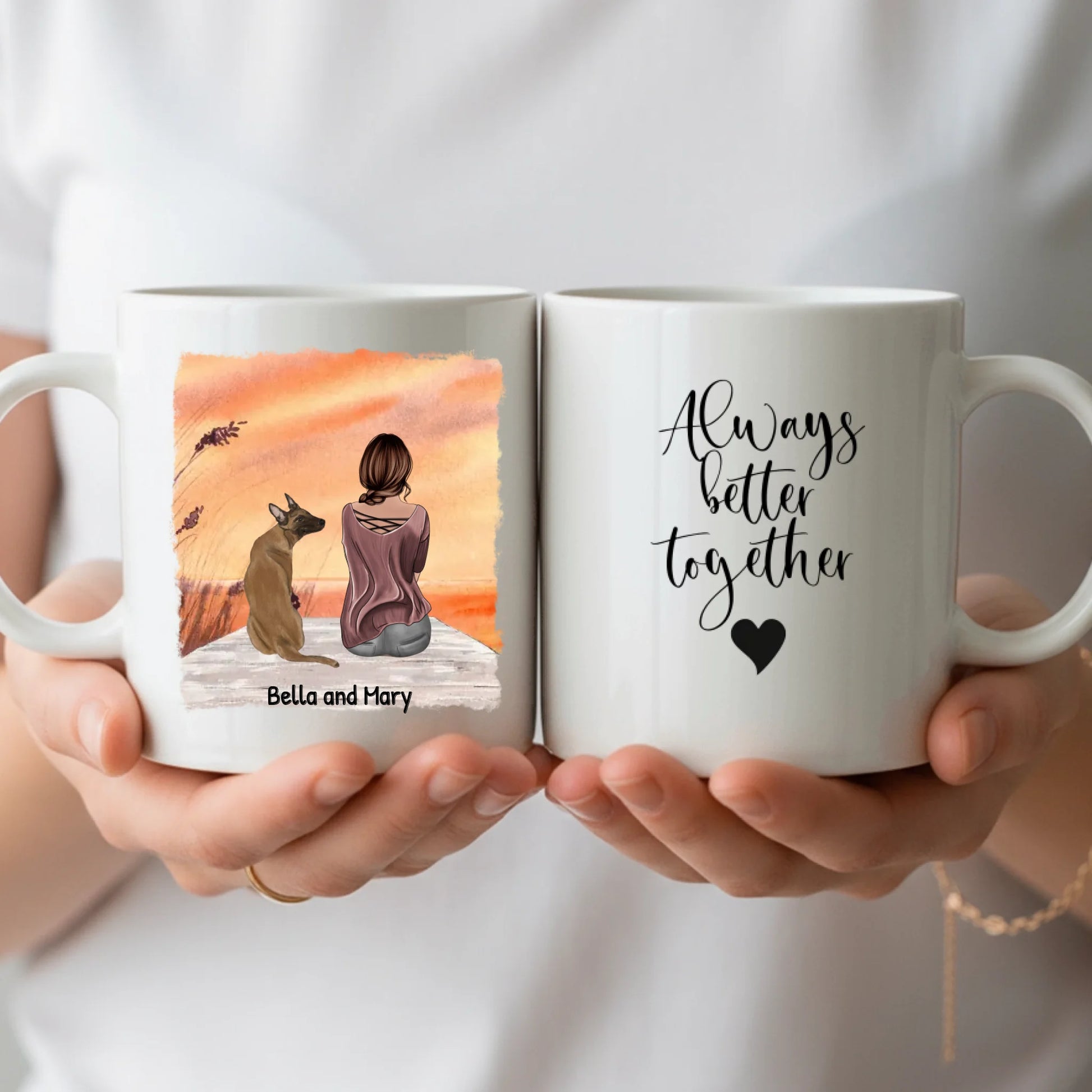 3D woman mugs