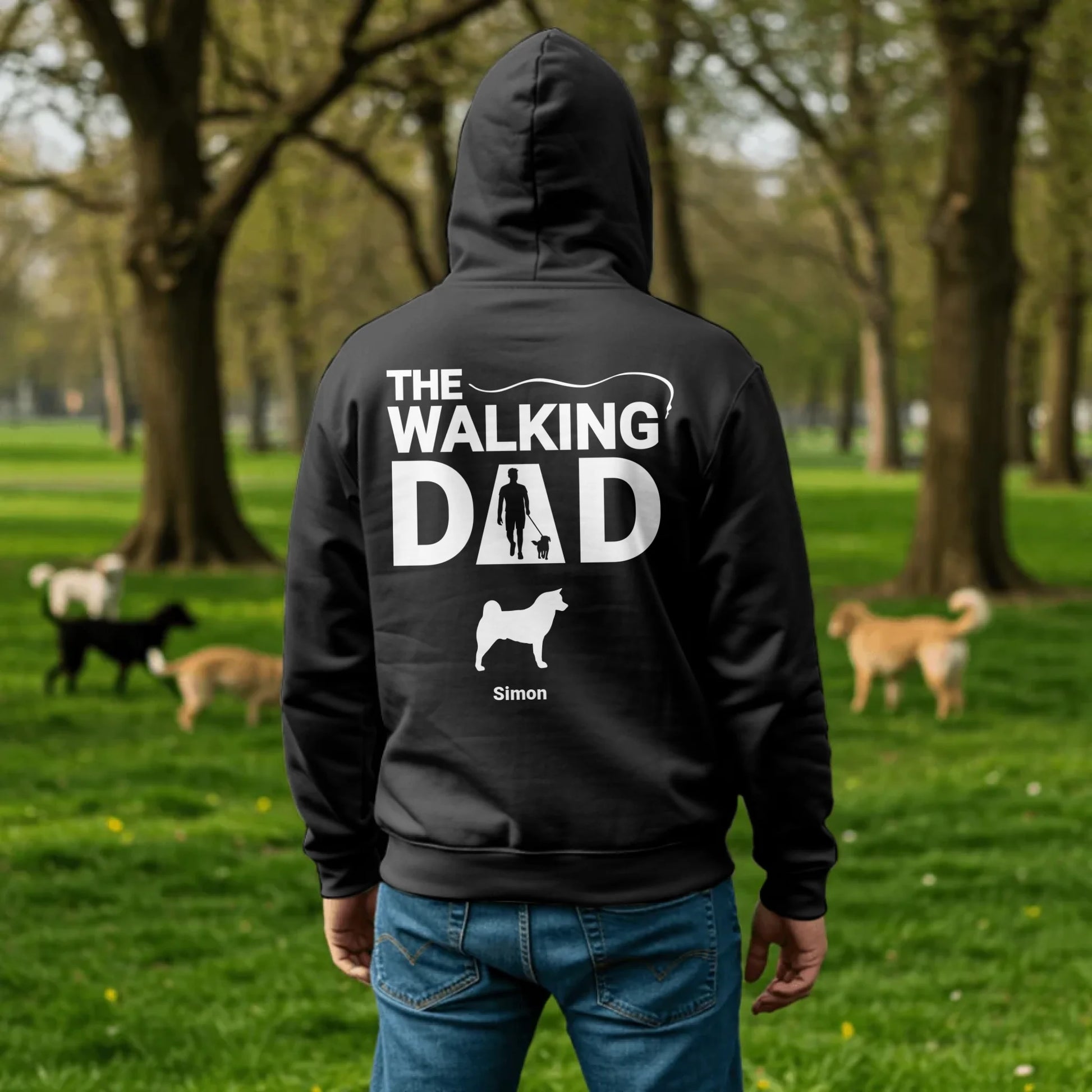 Man in Dog Park - Black