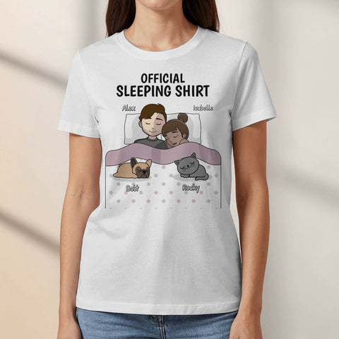 Personalised T-Shirt With Dog or Cat - Cuddle Time With Pets - Featured Image