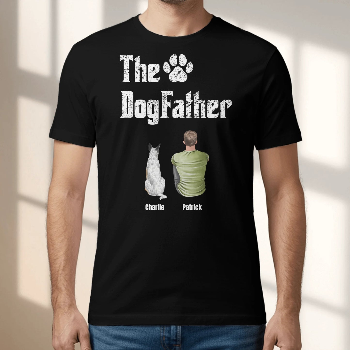 Personalised T-Shirt With Dog or Cat - The Petfather