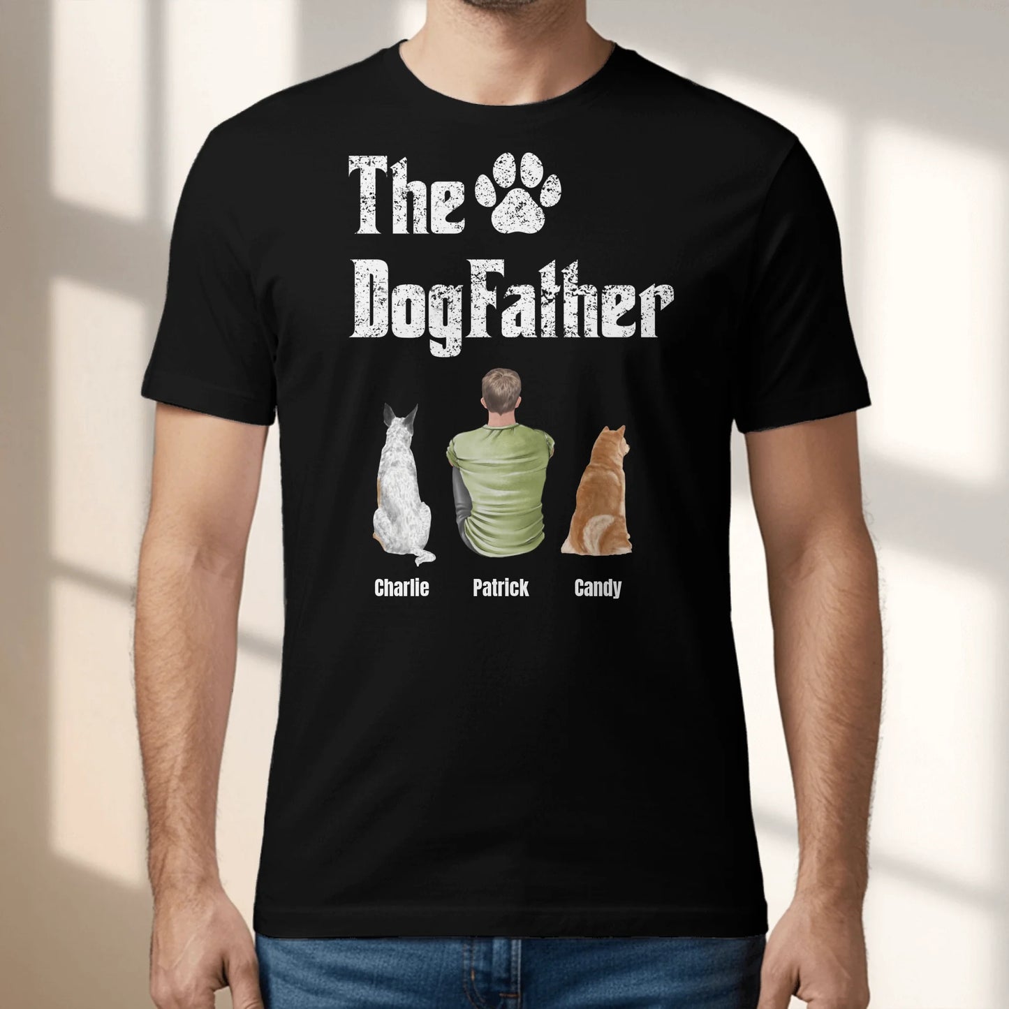 Personalised T-Shirt With Dog or Cat - The Petfather