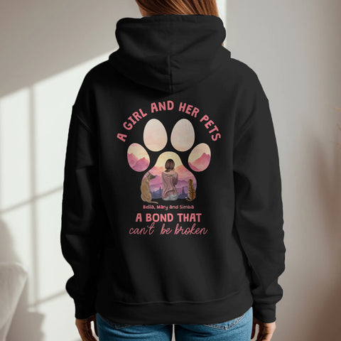 Personalised Hoodie With Dog or Cat - Inseparable Bond - Featured Image