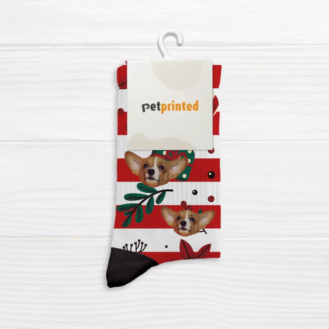 Personalised Socks With Dog Or Cat - Merry Christmas - Featured Image
