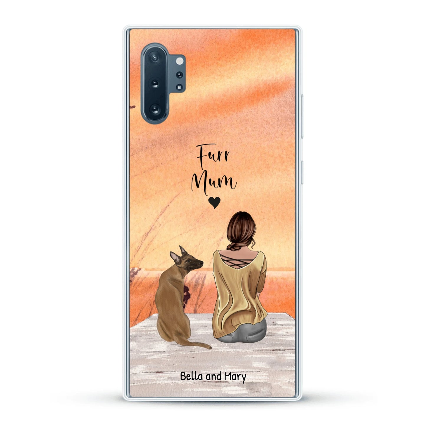 Together with my pet - Personalised Phone Case