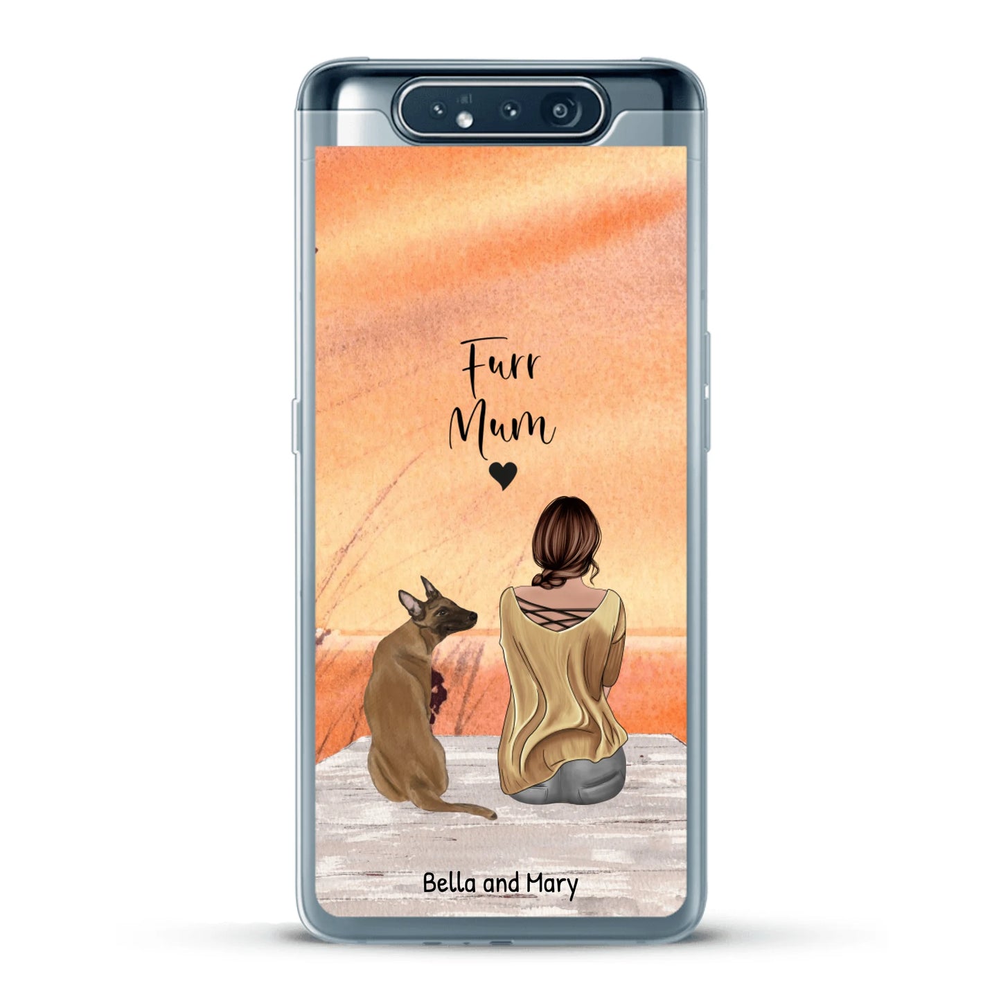 Together with my pet - Personalised Phone Case