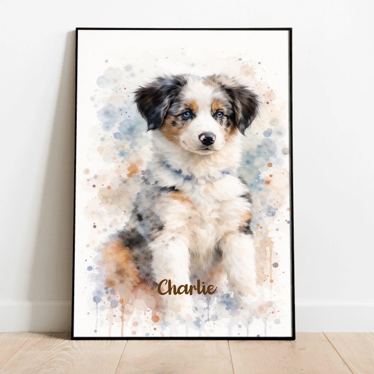 Personalised Poster - Watercolour Realistic Portrait