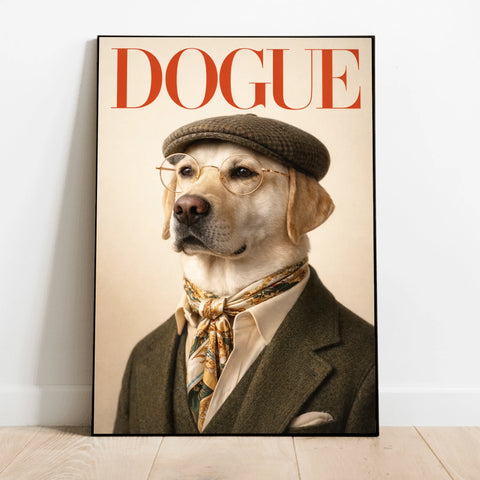 Personalised Poster With Dog - Dogue - Featured Image