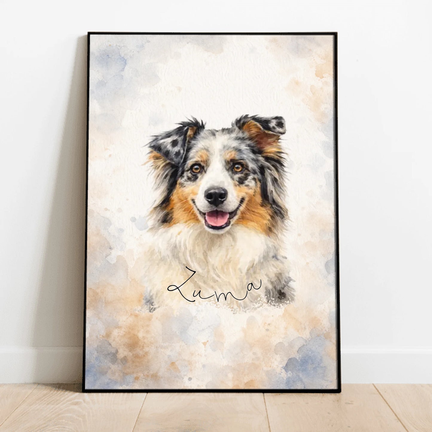 Personalised Poster - Watercolor Portrait