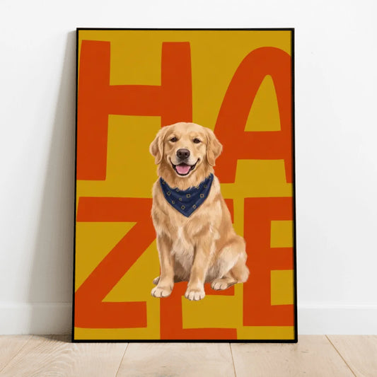 Personalised Poster - Big Name